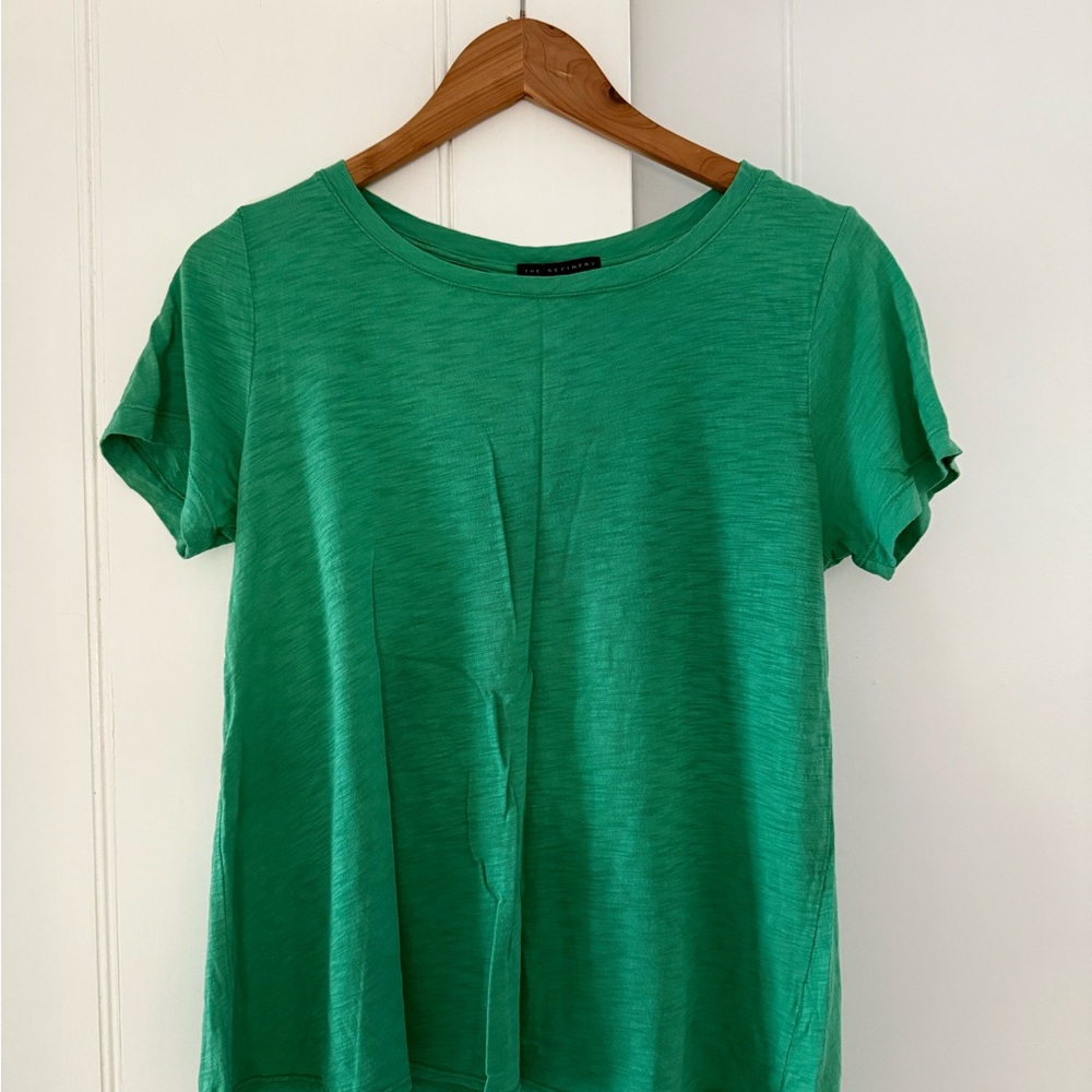 Green Short Sleeve Top